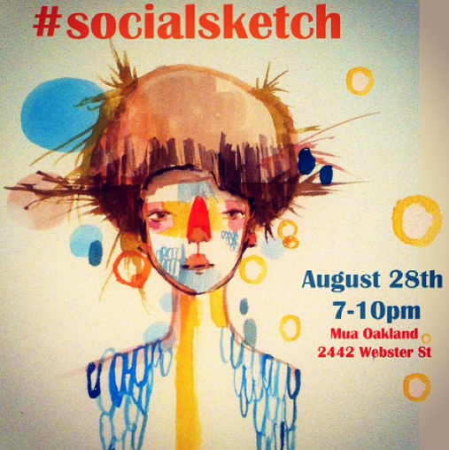 #socialsketch #drinkanddraw